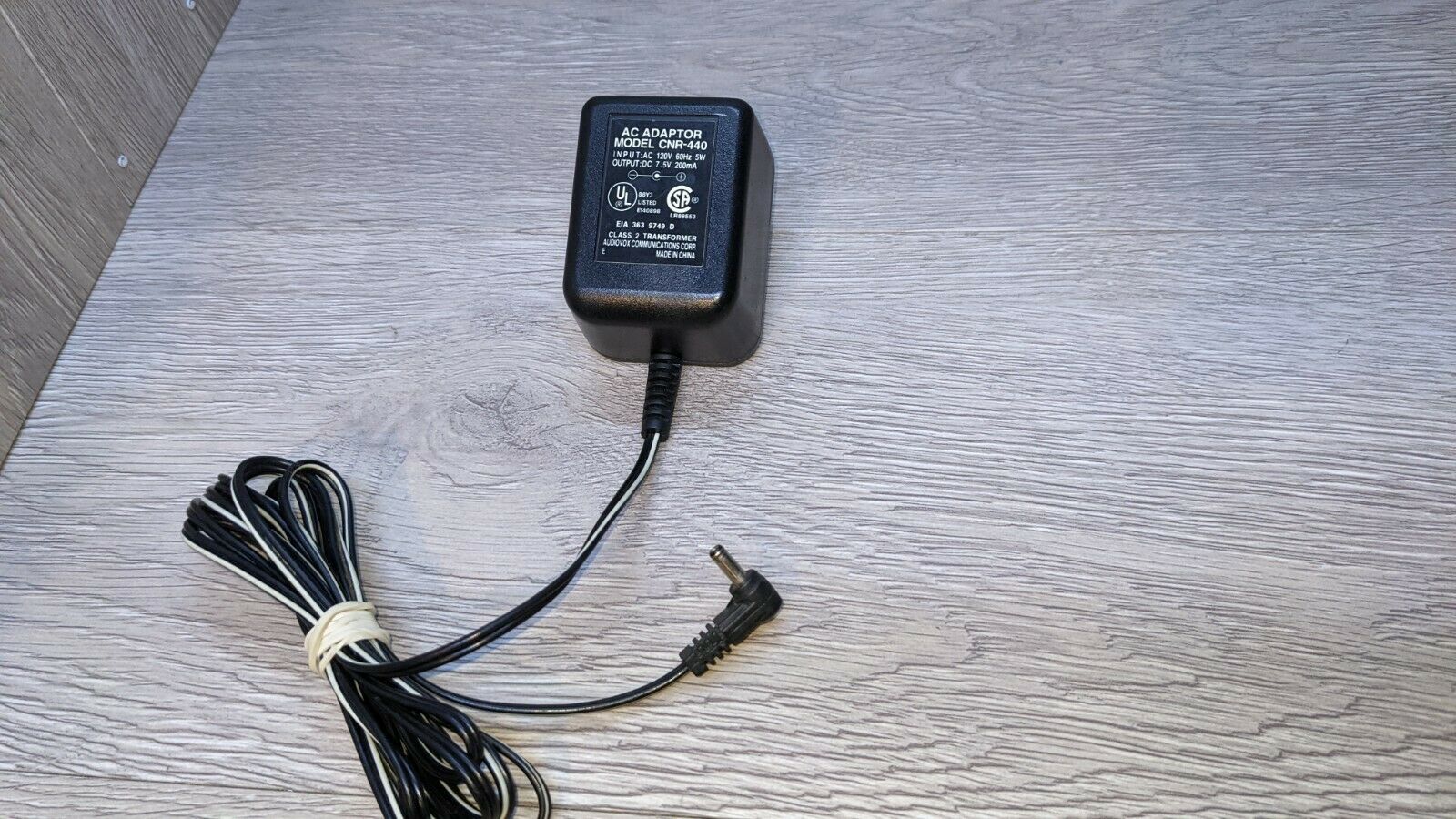 *Brand NEW*CNR-440 DC 7.5V 200MA Class 2 Wall Very Good Audiovox AC Adapter Power Supply